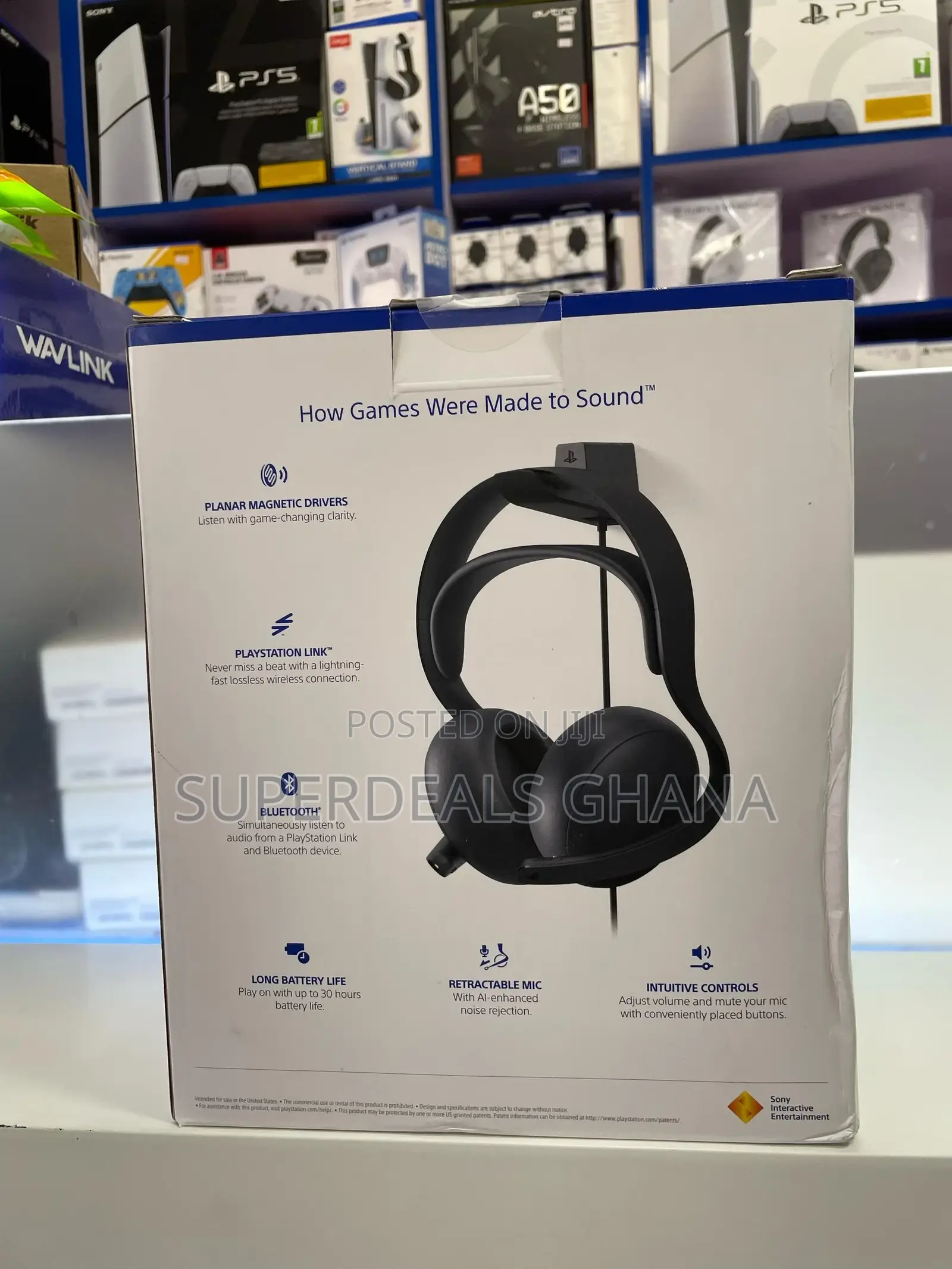 Playstation 5 Elite Headset Midnight Black