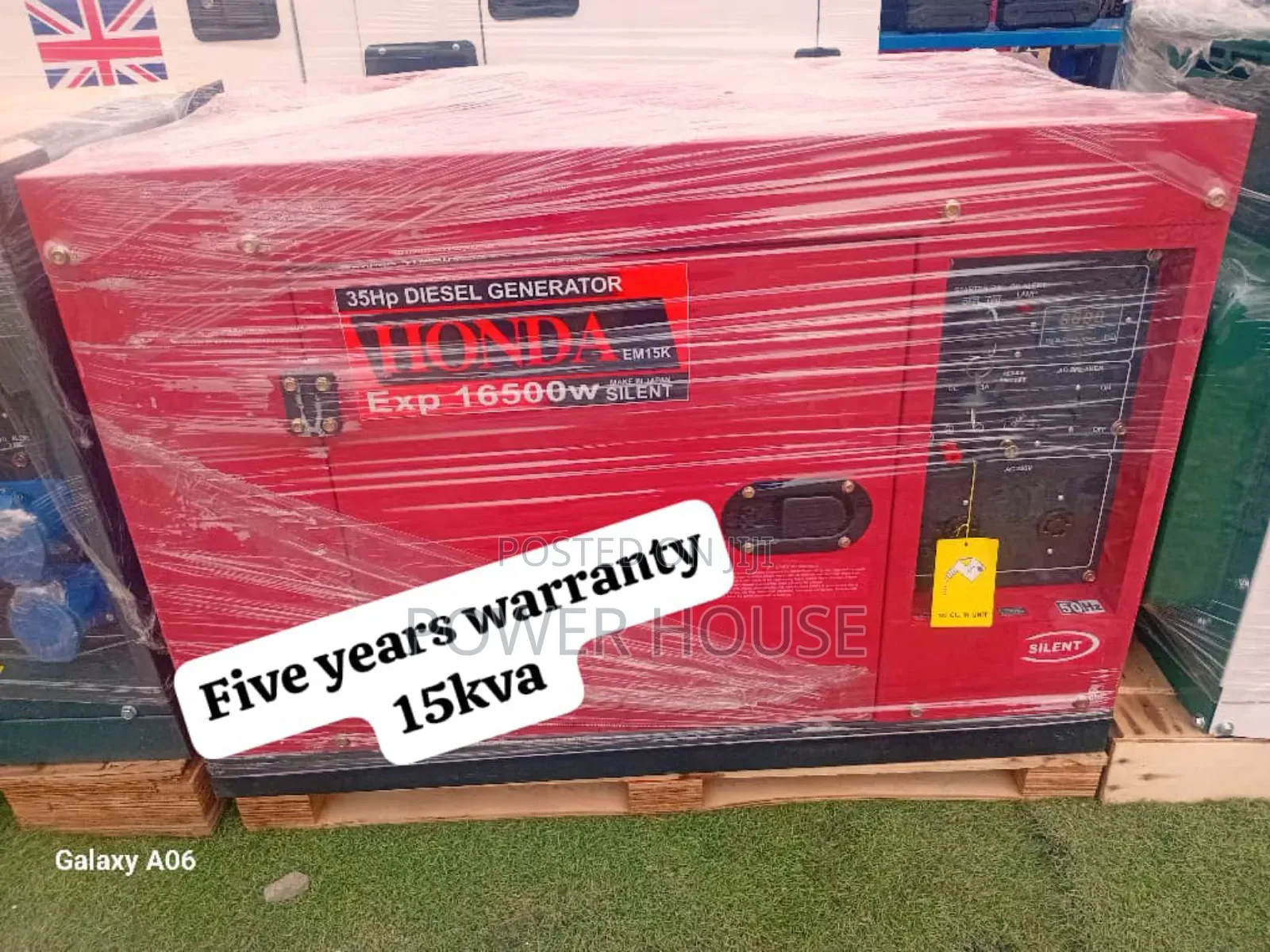 Uninterrupted Power 15kva 16500watts Diesel Honda Generator
