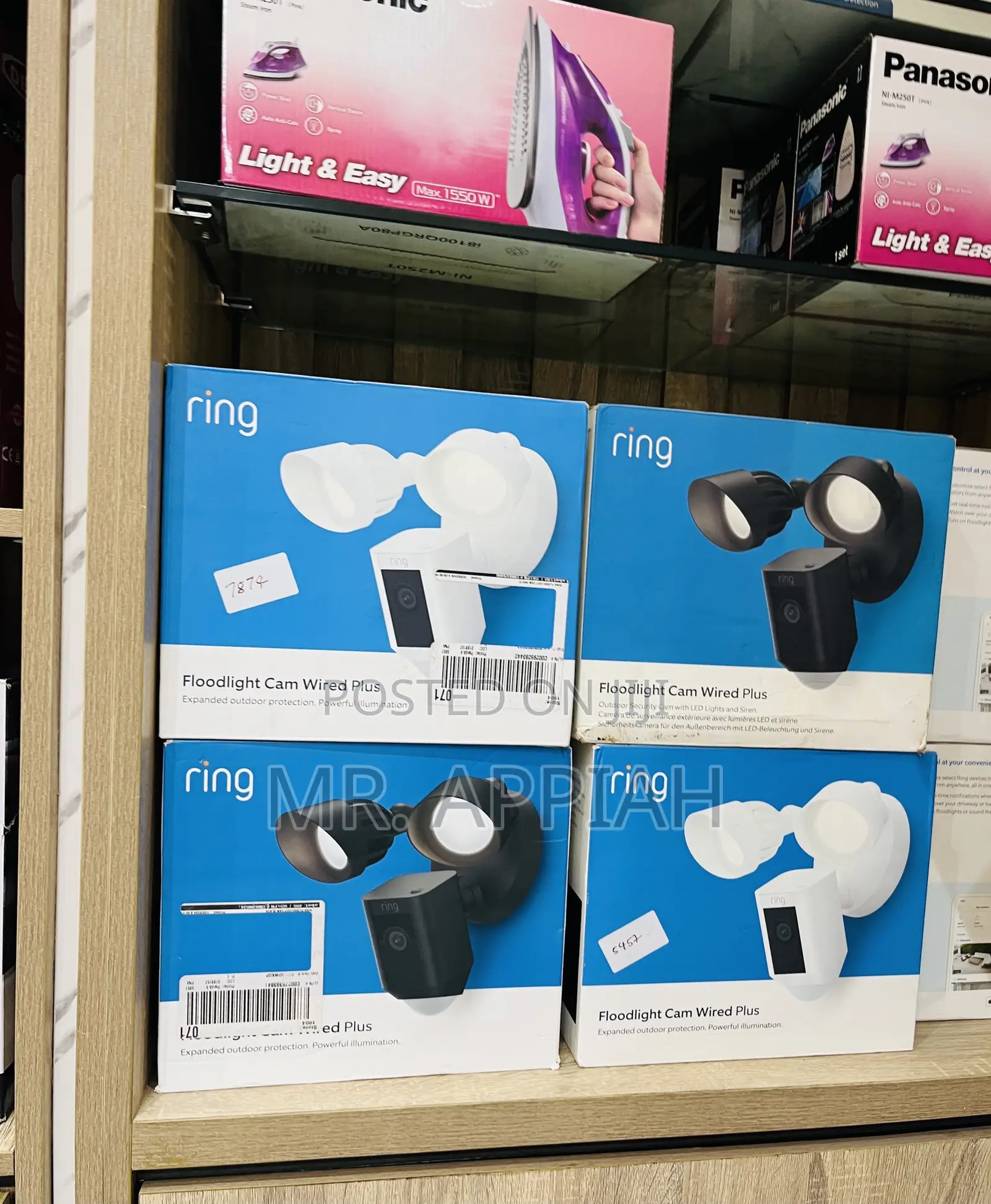 Energy Saving Ring Floodlight Cam Wired and Motion.