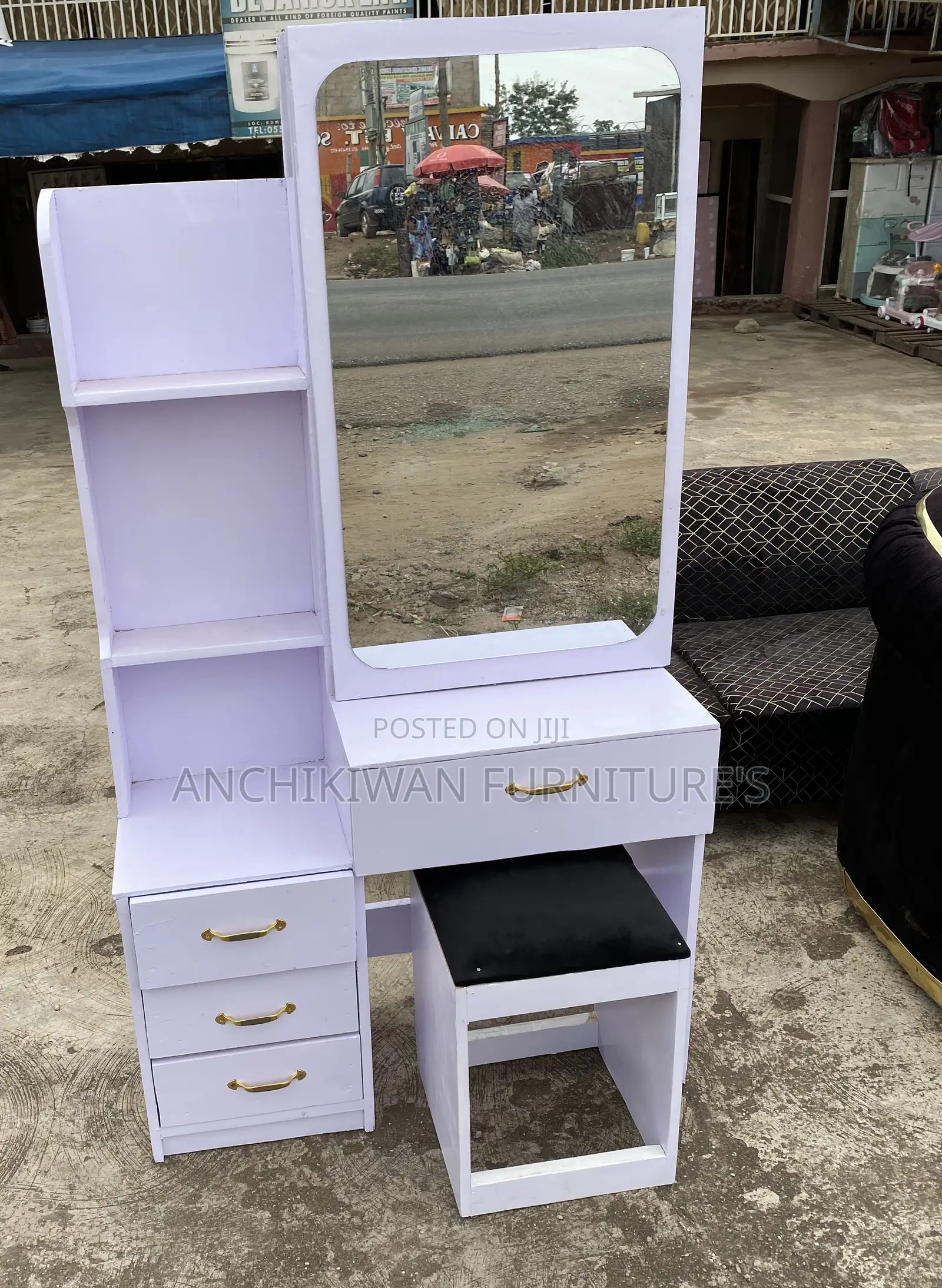 Tilt Dressing Mirror Chair  (Payment After Delivery)