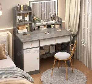 Dresser/Vanity Desk Set With Drawers