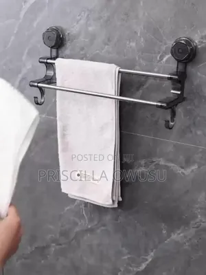 Luxury Bathroom Towel Rack With Double Rods