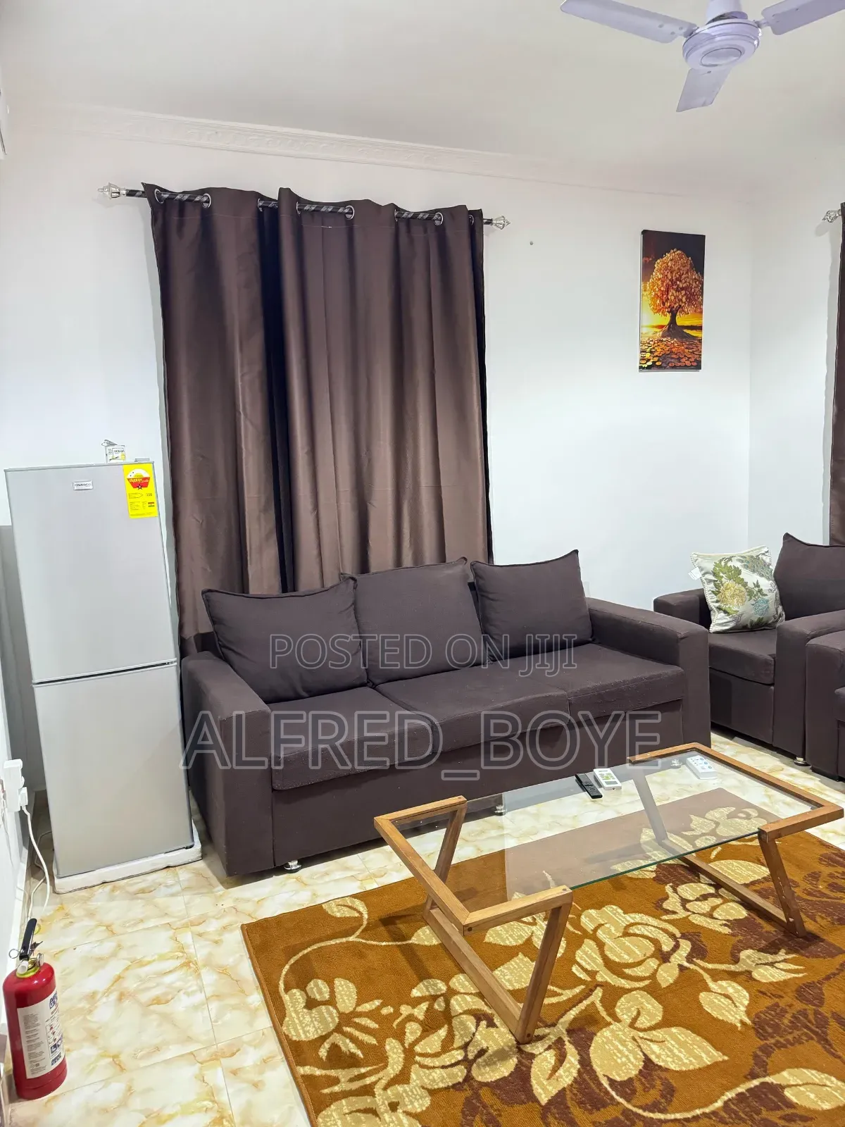 Furnished 1bdrm Apartment in Kunedu Estates, Dansoman for rent