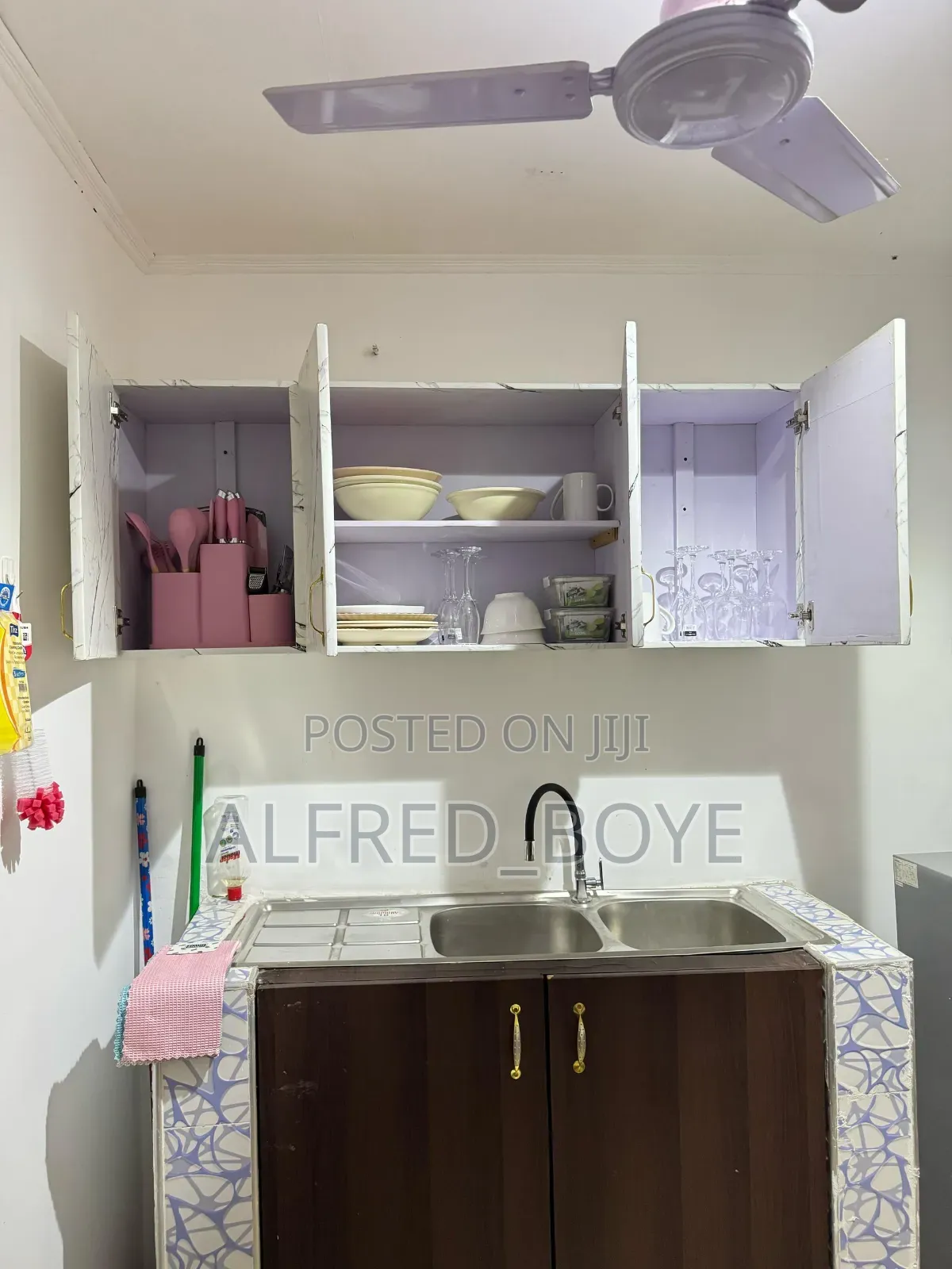 Furnished 1bdrm Apartment in Kunedu Estates, Dansoman for rent