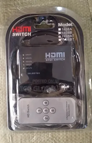 Hdmi Switch 5 Input 1 Output