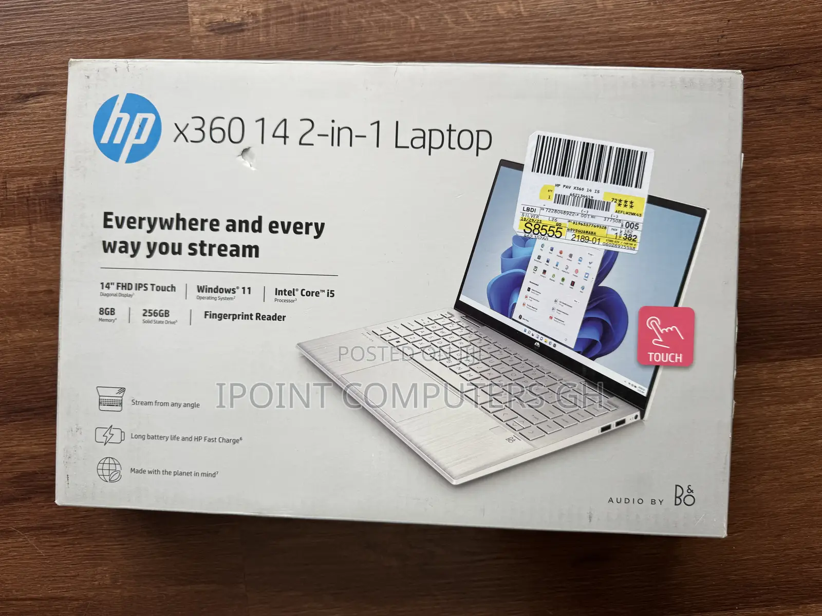 New Laptop HP Pavilion 14 8GB Intel Core I5 SSD 256GB