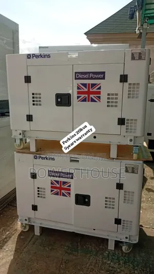 White 20kva Perkins Diesel Generator Silent Perkins 20kva