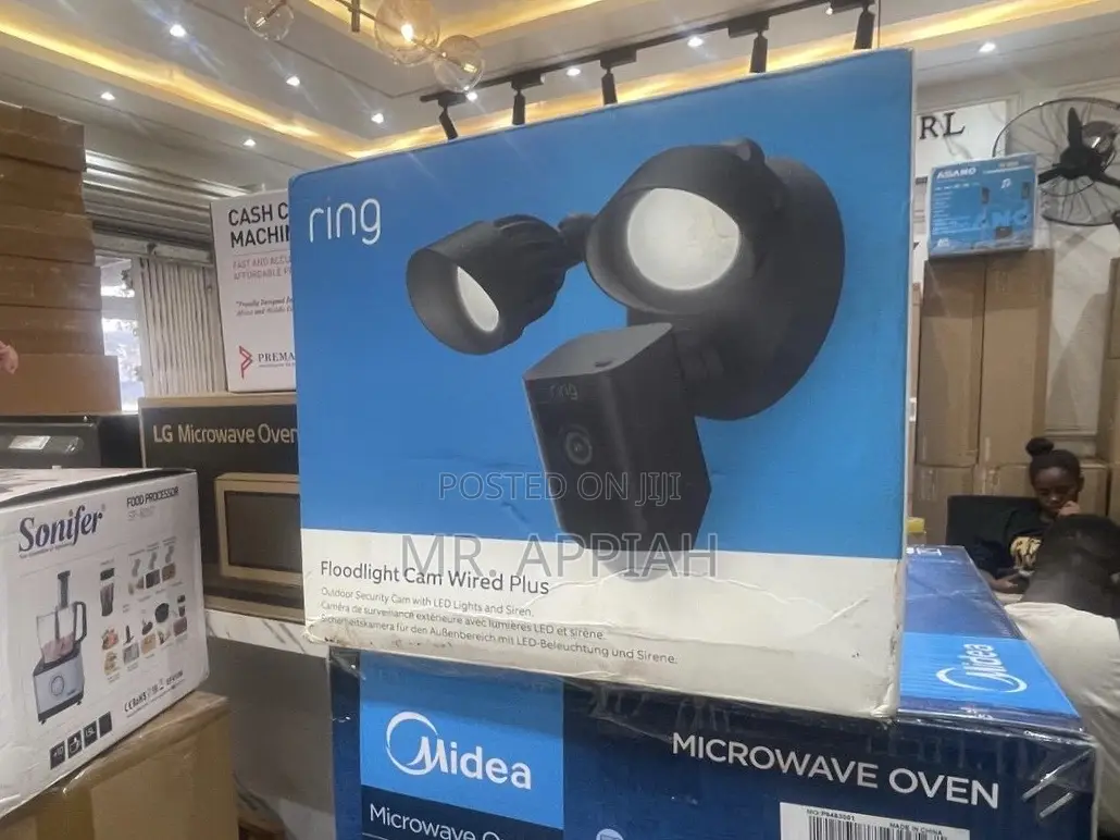 Buy Authentic Ring Floodlight Cam Wired Plus Motion 1080p