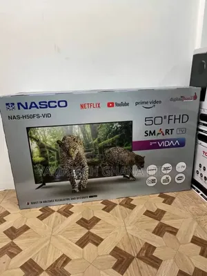 Nasco 50′′Inches Uhd Smart Tv With Wifi Flat Vidaa Nas-h50fs-vid