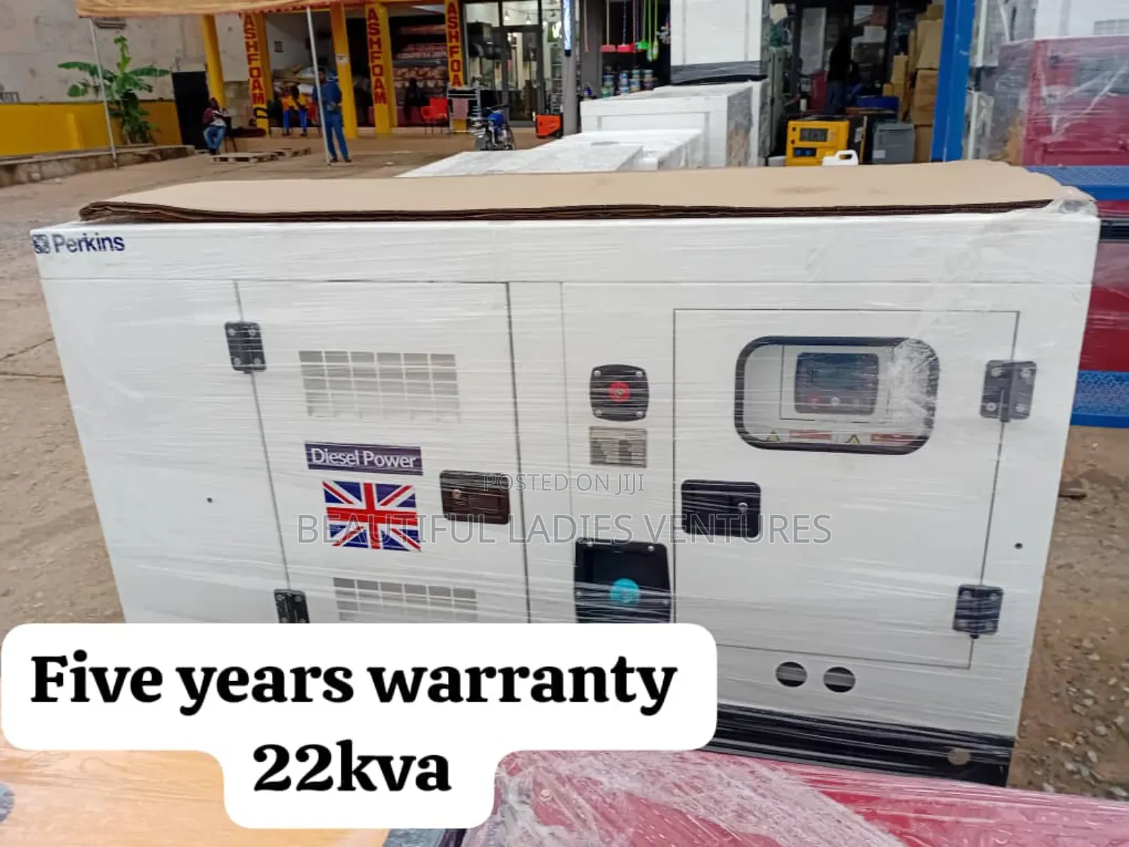 Carbon Neutral Perkins Diesel Generator 22kva Electric Start