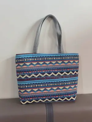 Canvas Pattern Women Tote Bags