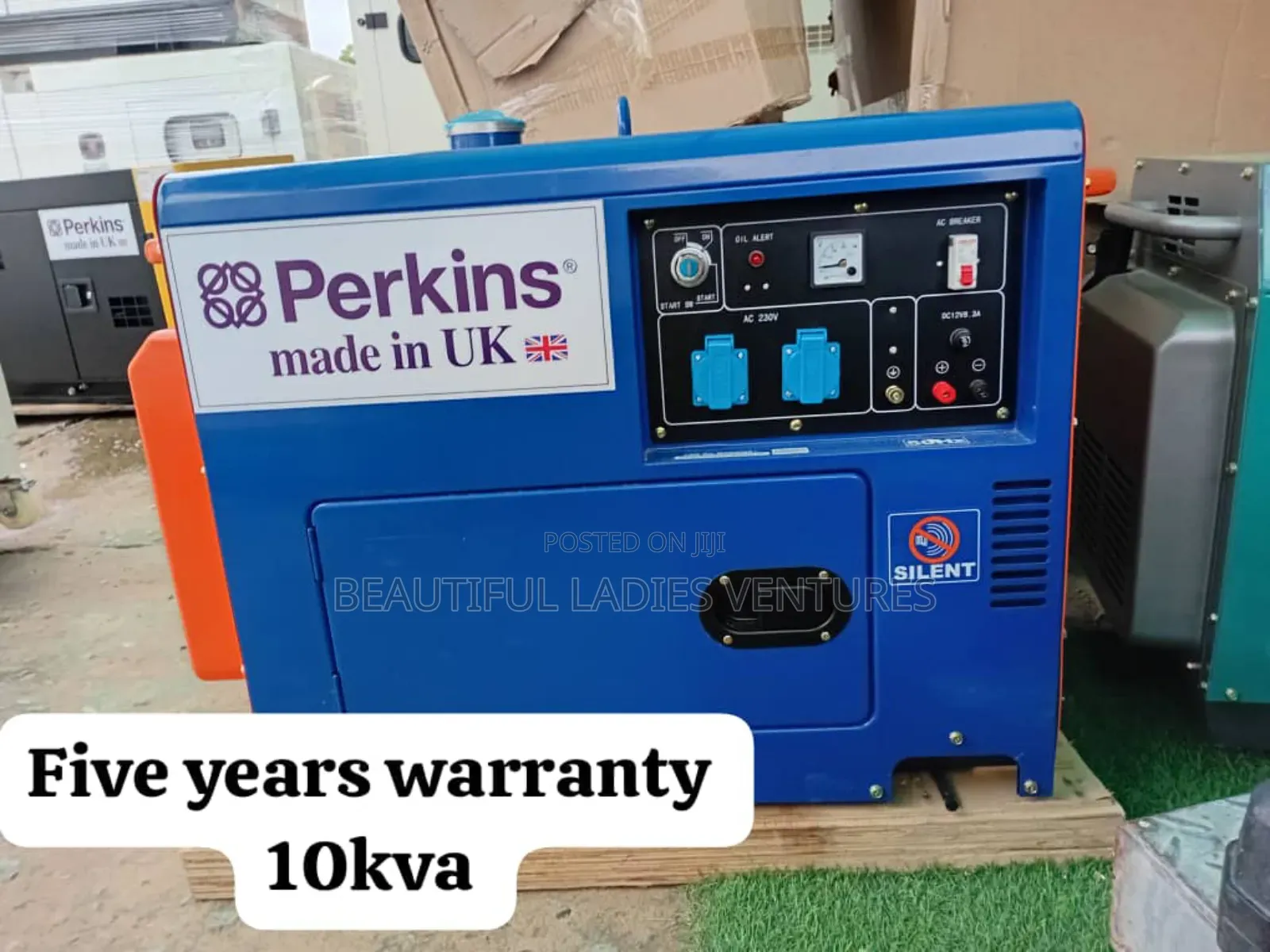 Carbon Neutral Perkins Diesel Generator 10kva Electric Start