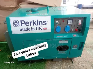 Rugged Perkins Diesel Generator 10kva