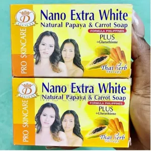 Nano Extra White Natural Papaya Carrot Soap