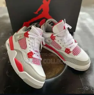 Air Jordan 4 “ Red White Grey “
