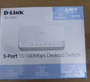 D-Link Des-1005c 5-Port 10/100mbps Desktop Switch