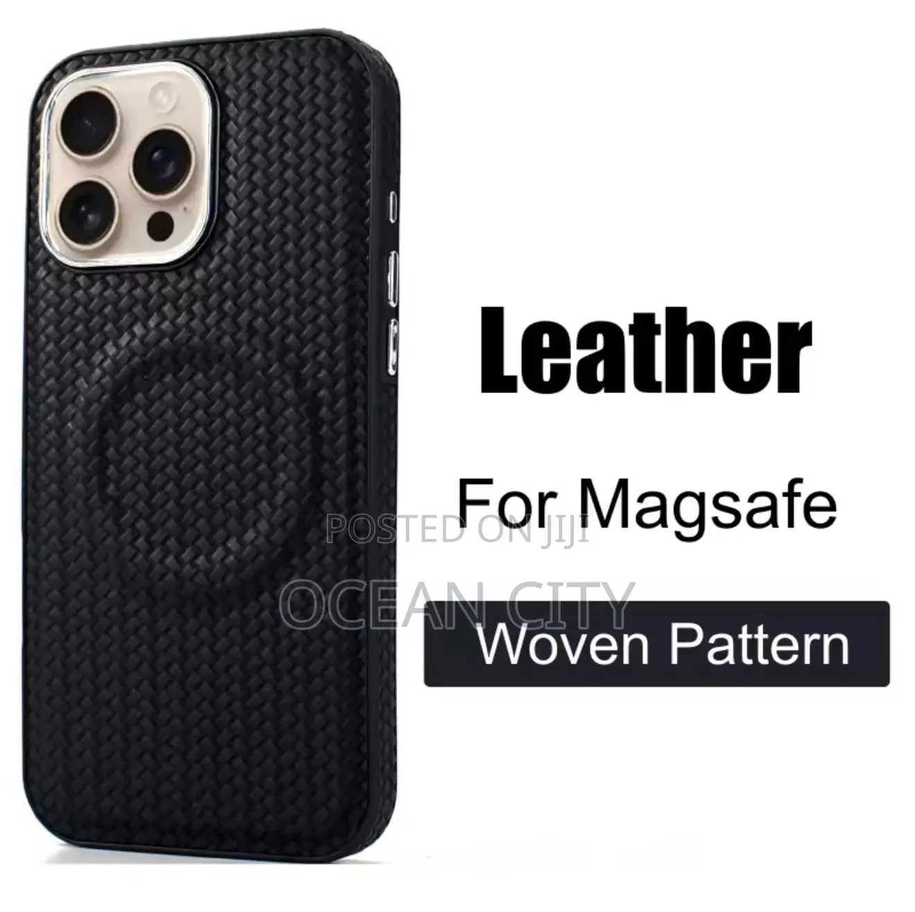 Leather Magsafe Case for iPhone 14, 15, 16