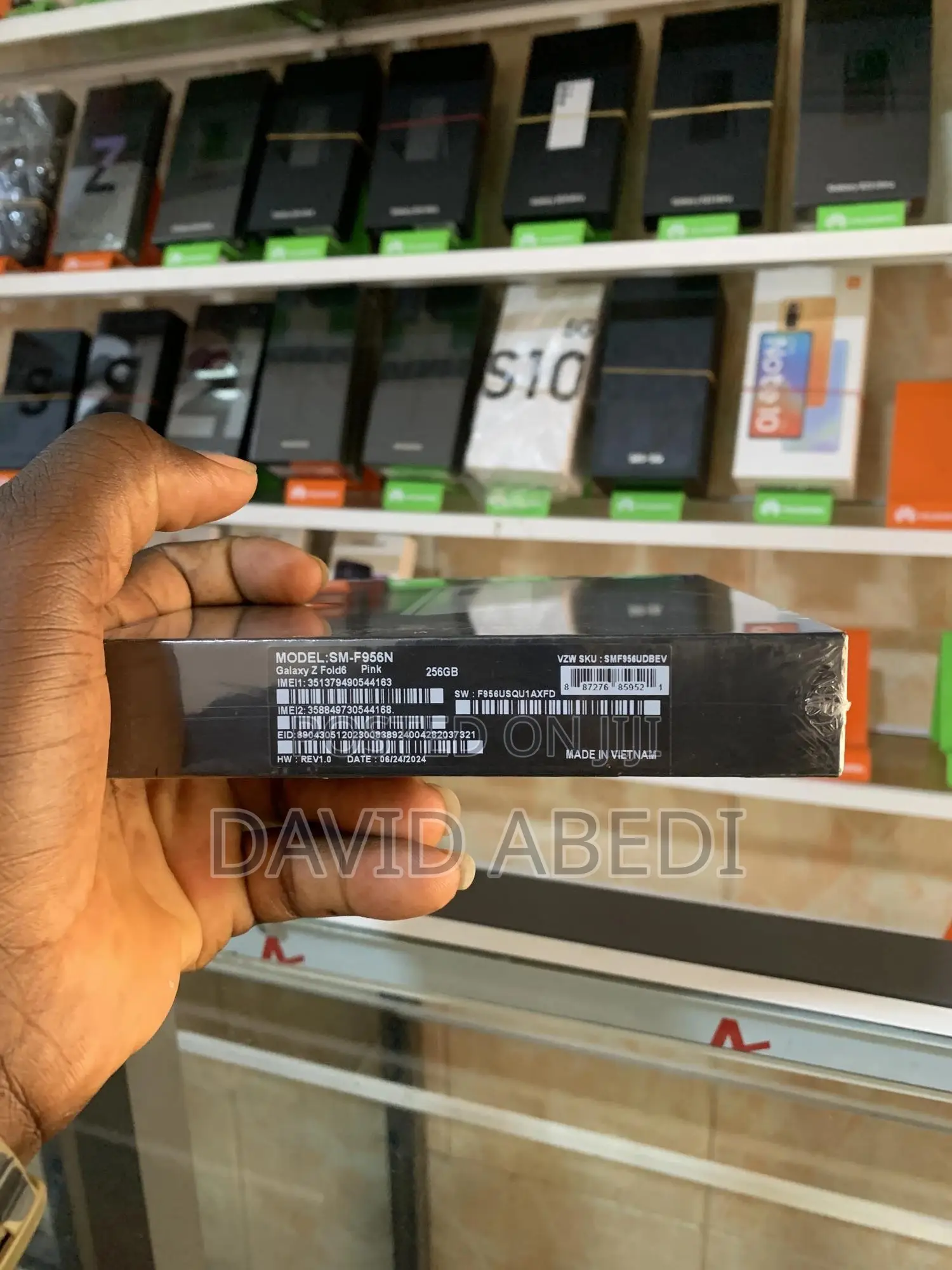 New Samsung Galaxy Z Fold6 256 GB Pink