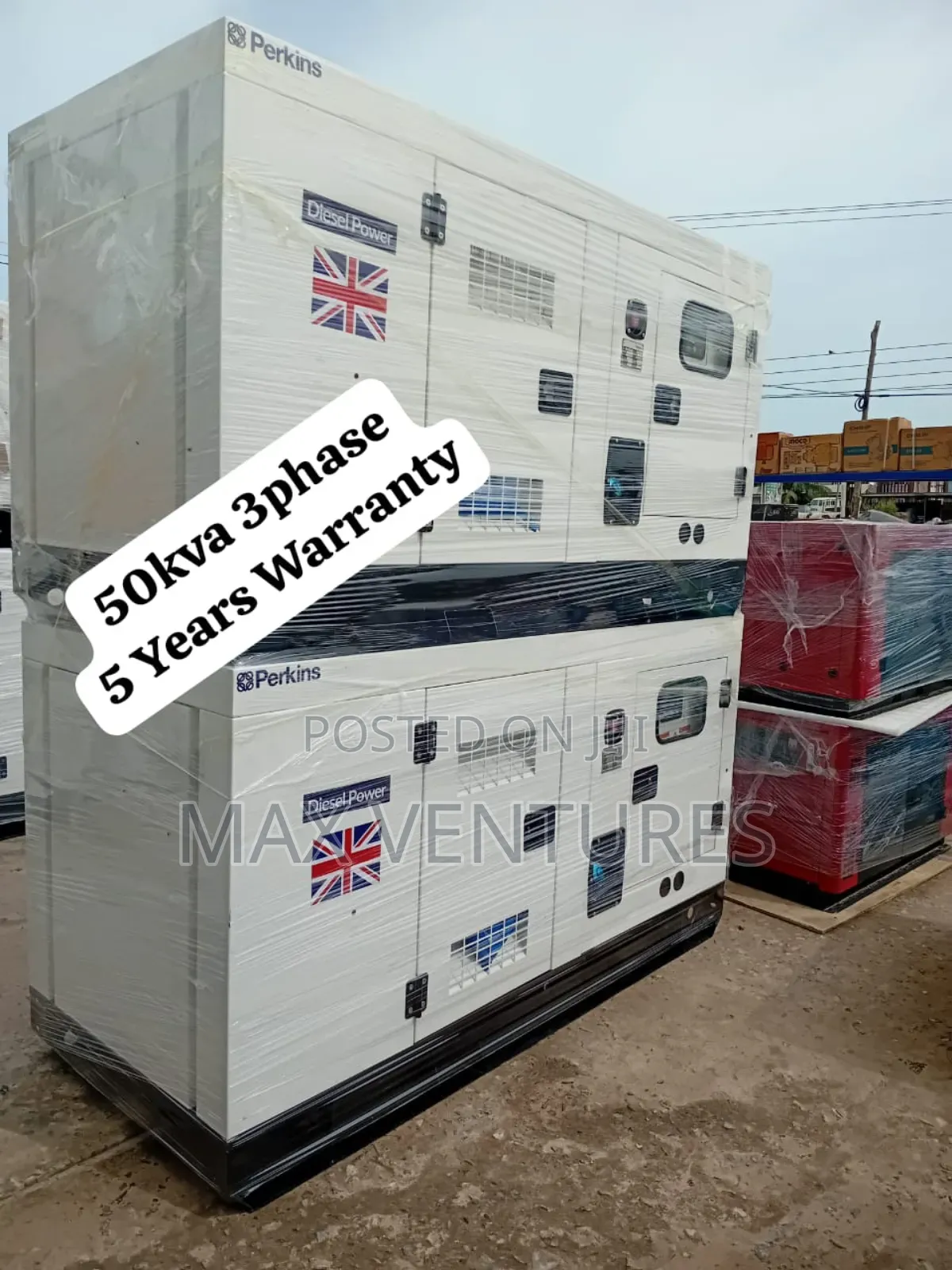 Perkins 50kva Industrial Usage Diesel Powered Automatic Gen