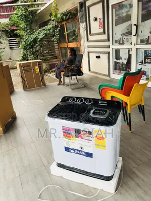 Powerful and Durable Pearl 7kg Washing Machine + Spin Dry.