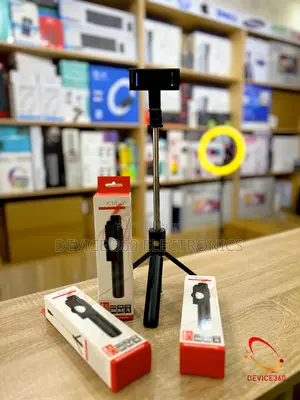 New Selfie Tripod Stick With Landscape and Portrait Mode