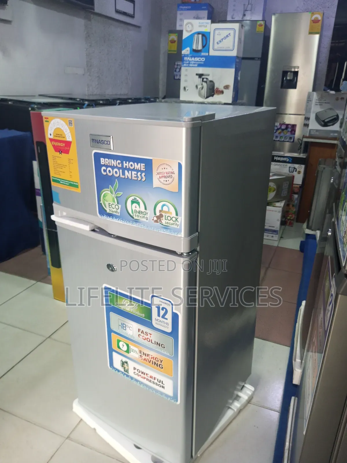 Nasco Fridge 95l (30% Power Saving)