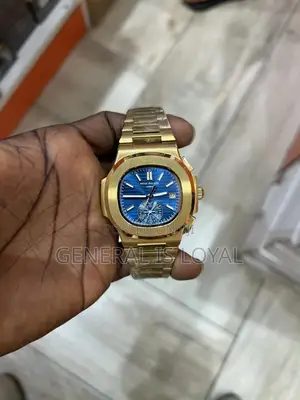 Patek Philippe Nautilus Gold Blue Dial