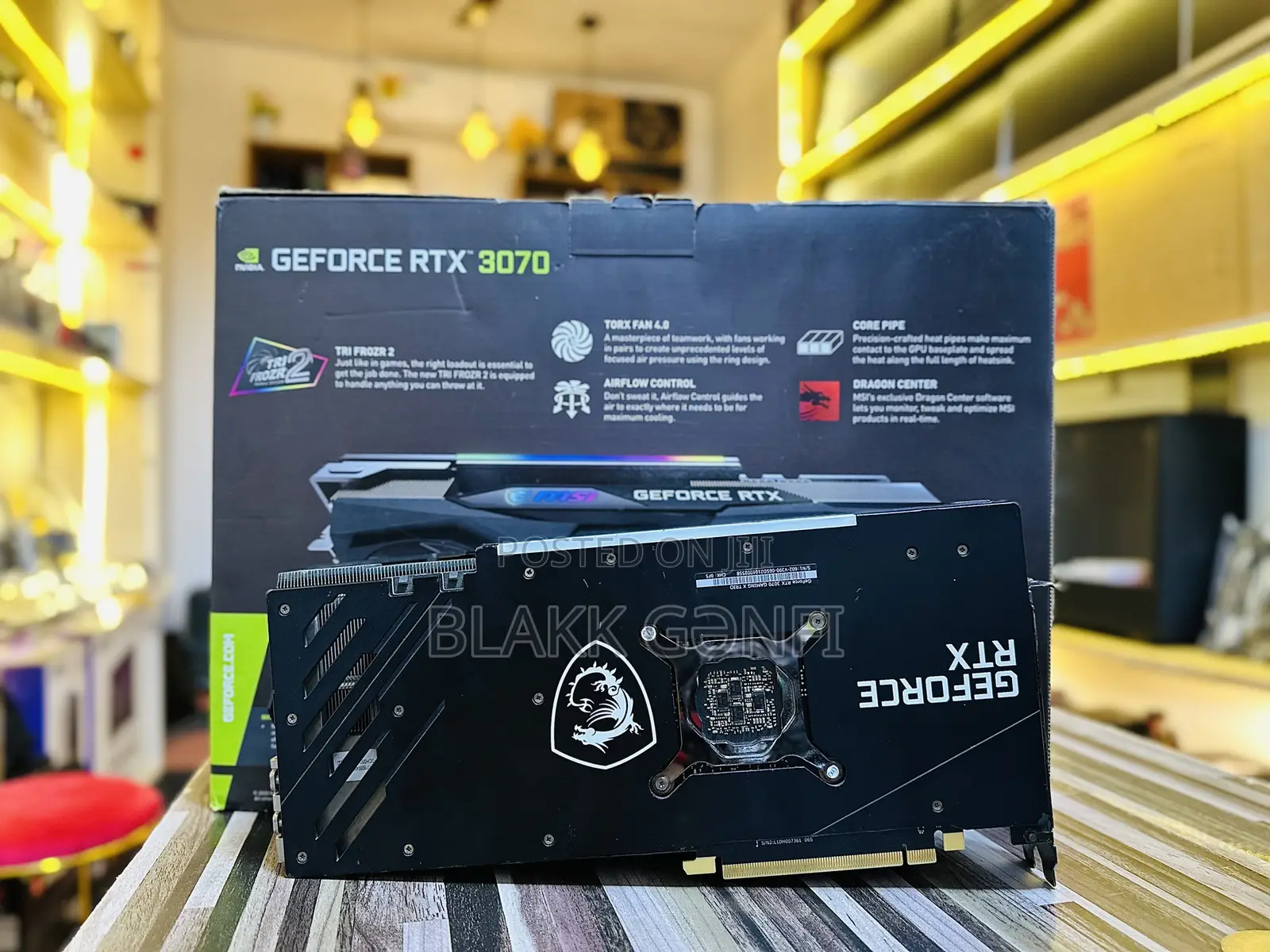 Msi Gamingx Trio Rtx 3070 8gb Rgb Card