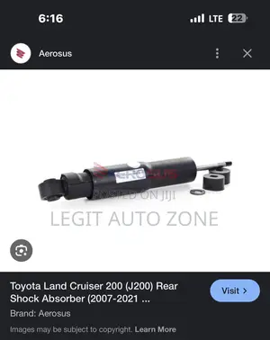 Toyota Land Cruiser 2007,2021 Back Shocks