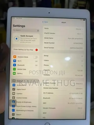 New Apple iPad 10.2 (2021) 128 GB Silver