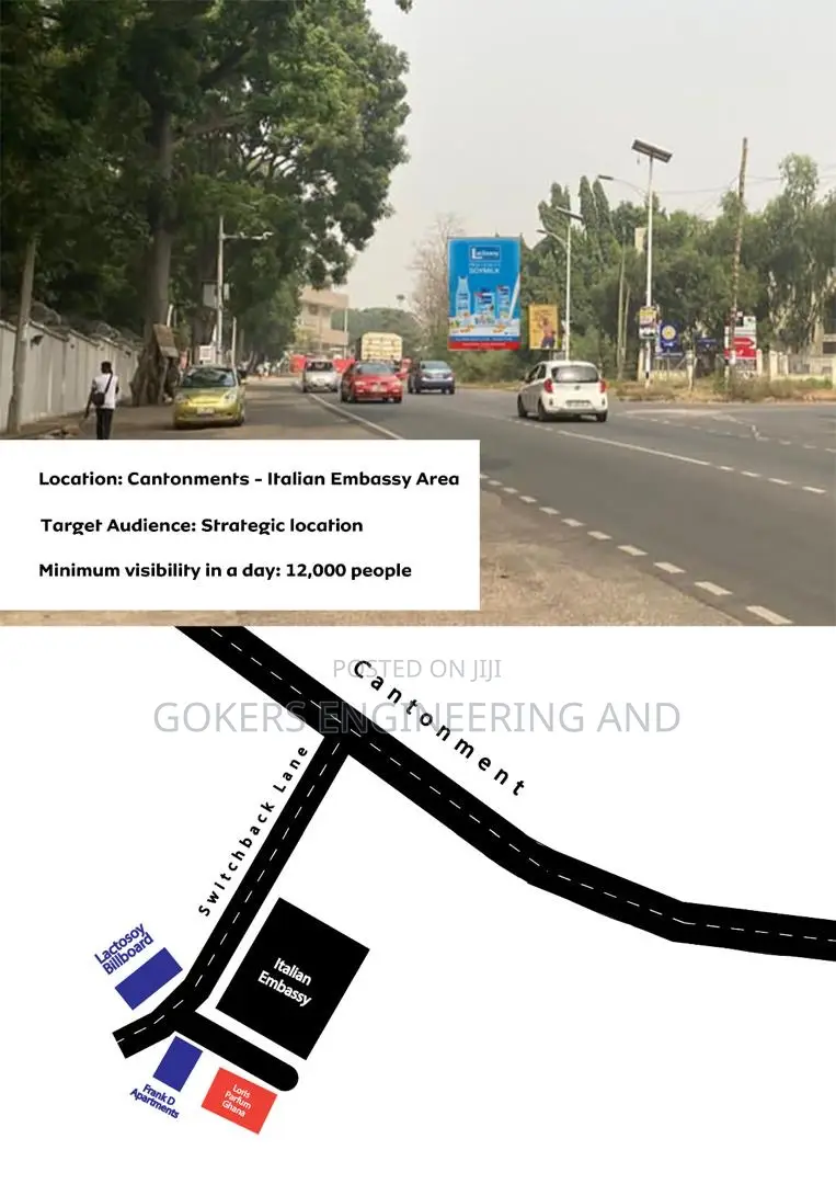 Billboards Available for Rent at Cantonment