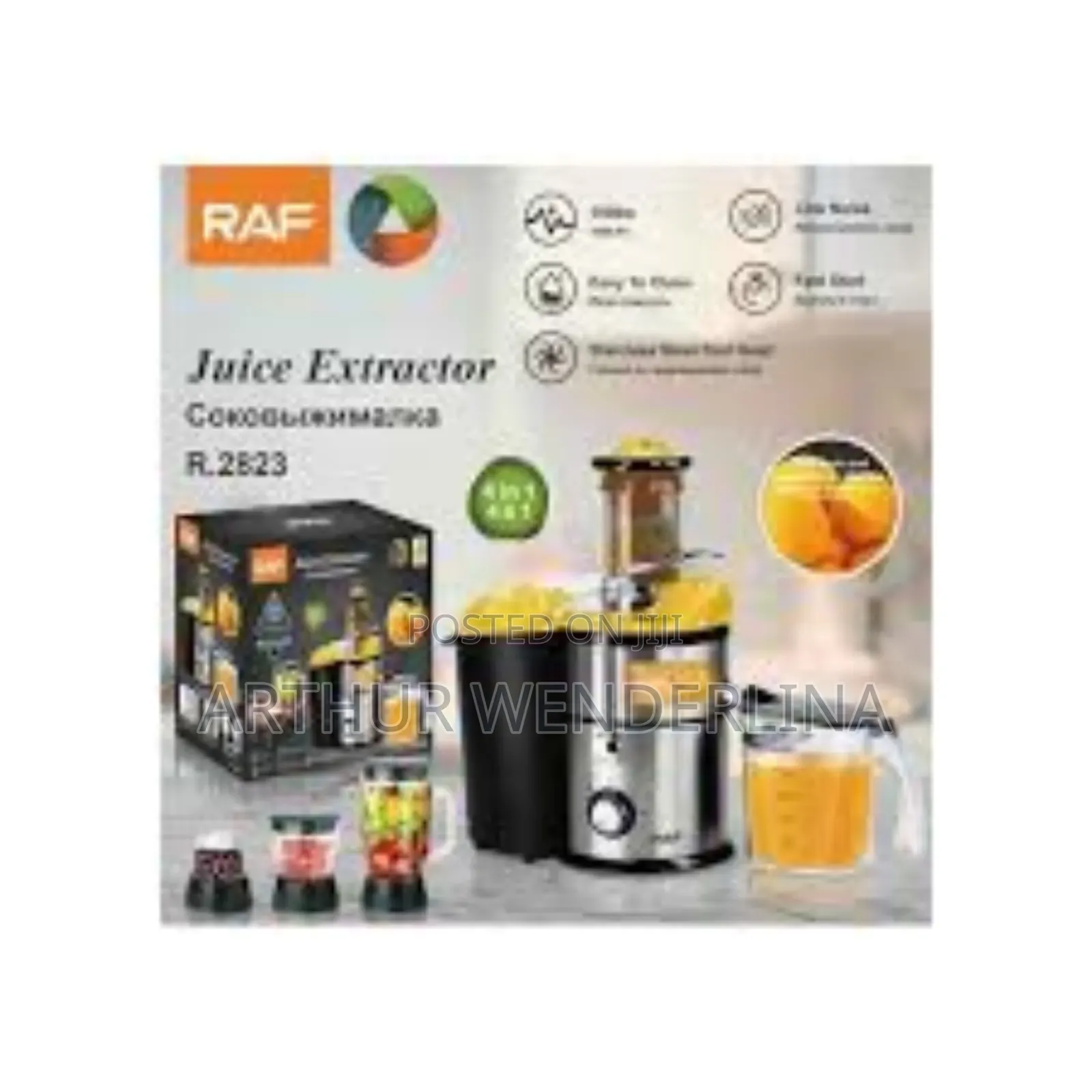 Raf 4 in 1 Juice Extractor