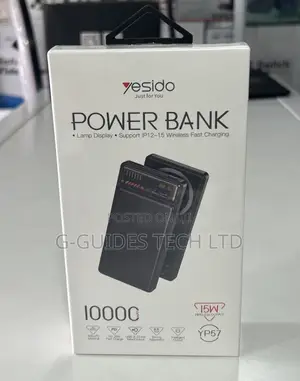 Yesido 10,000mah Wireless Fast Charging Power Bank Yp57