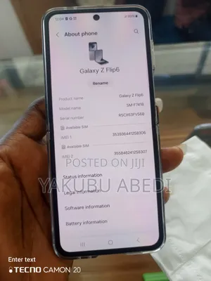 Samsung Galaxy Z Flip6 256 GB Black