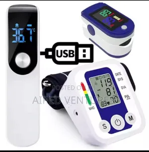 Bp Machine Finger Pulse Oximeter Infrared Thermometer