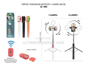 Wireless Live Bluetooth Selfie Stick With Remote Control