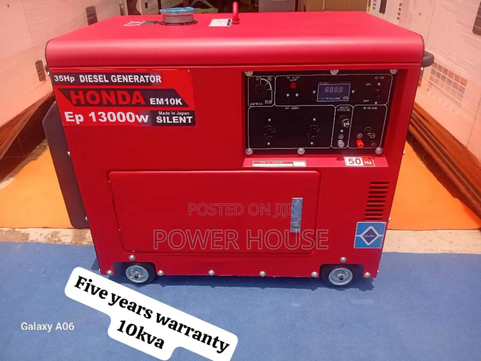 Keystart 10kva Honda Diesel 13000watts
