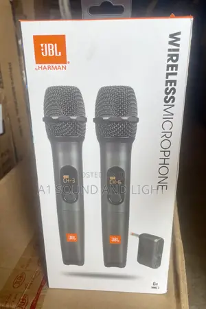 Jbl Wireless Two Microphone With Dual-channel Receiver