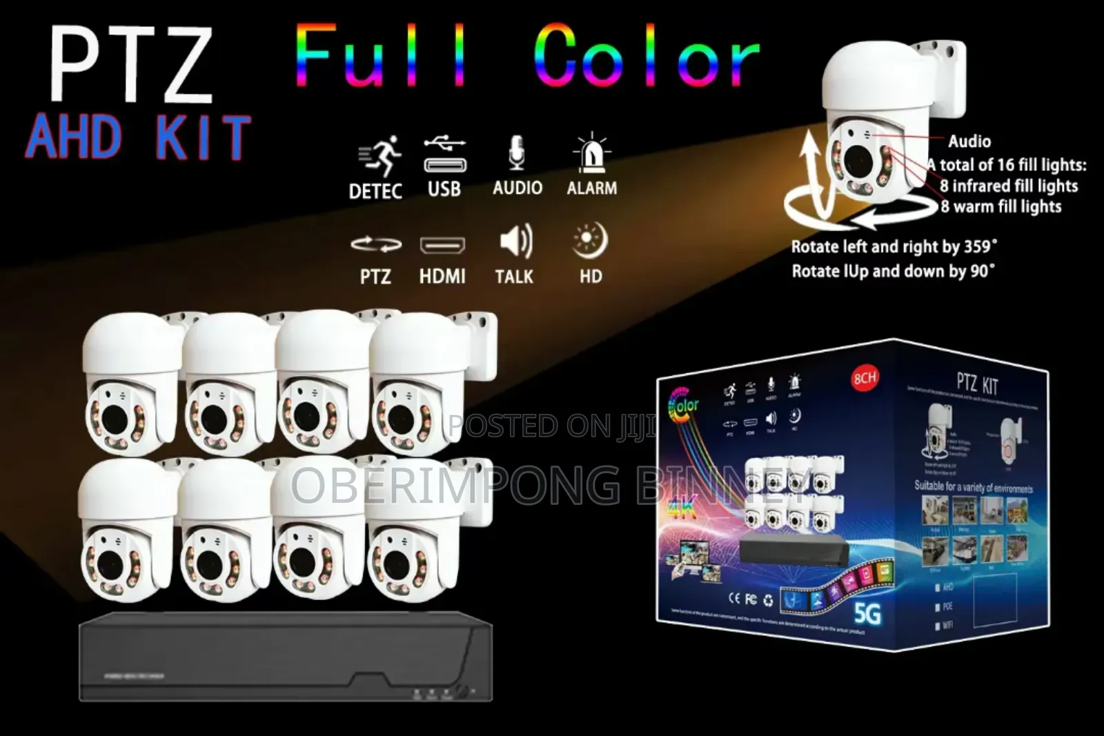 CCTV Camera Analog PTZ 2 Way Audio