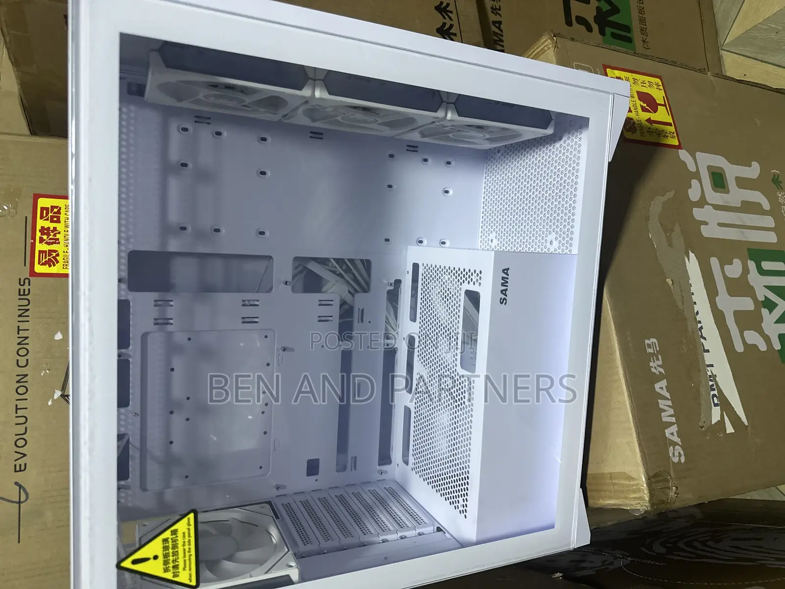 Sama Walnut, Type-c 3.2 Gen, 4-argb Fans Gaming Case