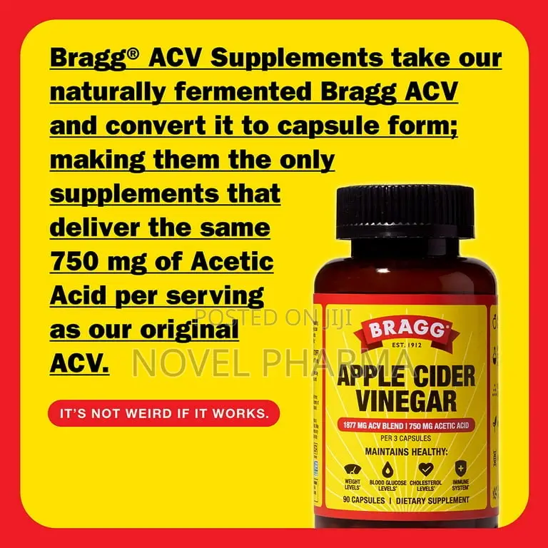 Bragg Apple Cider Vinegar - 60caps