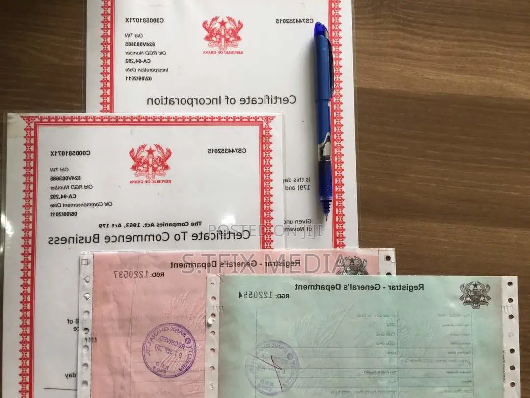 Business Certificate Registration