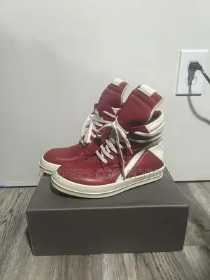 Rick Owens Geobasket Red