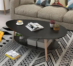 Coffee Table 2-Tier Oval