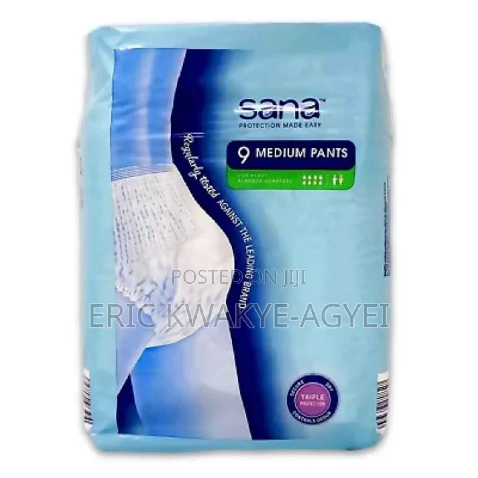 Sana Incontinence Pants for Heavy Bladder Weakness of 8 L
