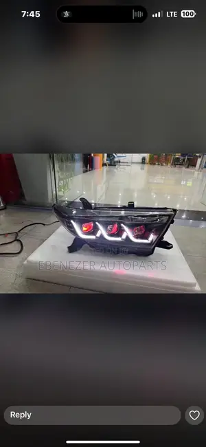 Toyota Highlander 2012 Led Spec Headlights