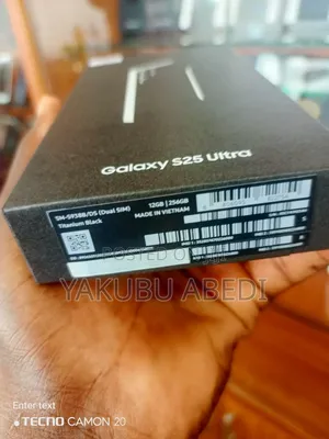 New Samsung Galaxy S25 Ultra 256 GB Black