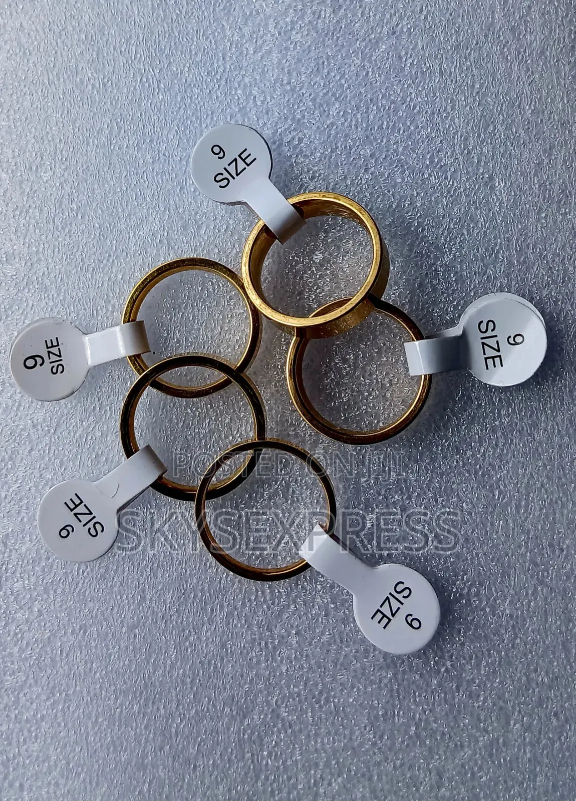 Gold Stainless Steel Rings