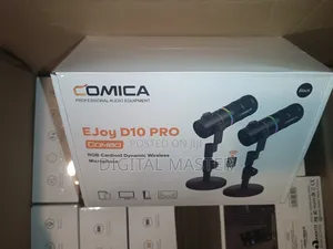 Podcast Mic (Ejoy D10 Pro Combo RGB Cardioid Dynamic Mic)
