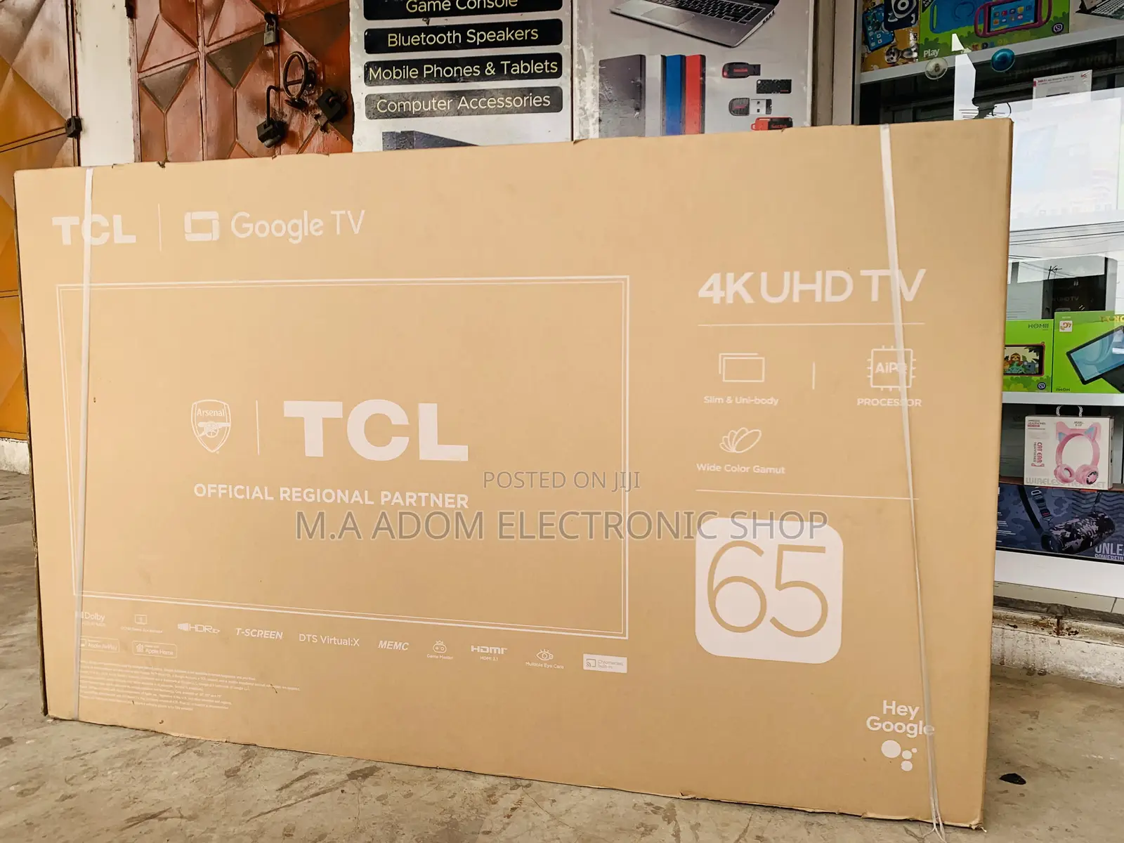 Dolby Atmos TCL 65” 60hz Uhd Led Tv